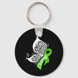 Courage Butterfly Gallbladder Bile Duct Cancer Gif Key Ring