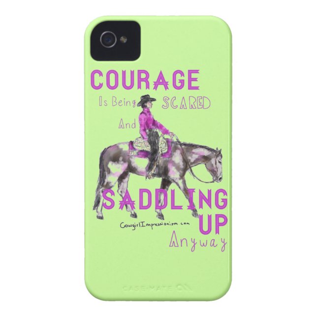 Courage Case-Mate iPhone Case (Back)