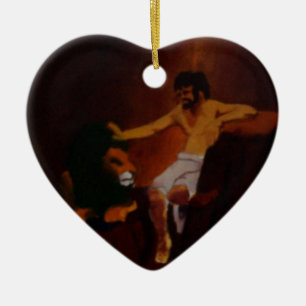 COURAGE! CERAMIC ORNAMENT