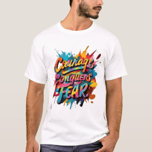 Courage Conquers Fear T-Shirt
