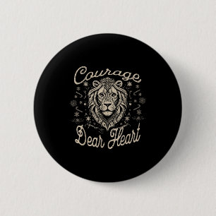 Courage Dear Heart Religious Christian Faith Inspi 6 Cm Round Badge