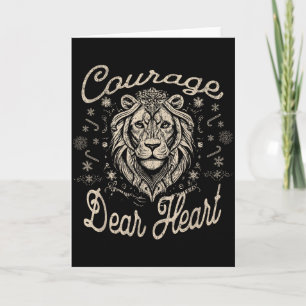 Courage Dear Heart Religious Christian Faith Inspi Card