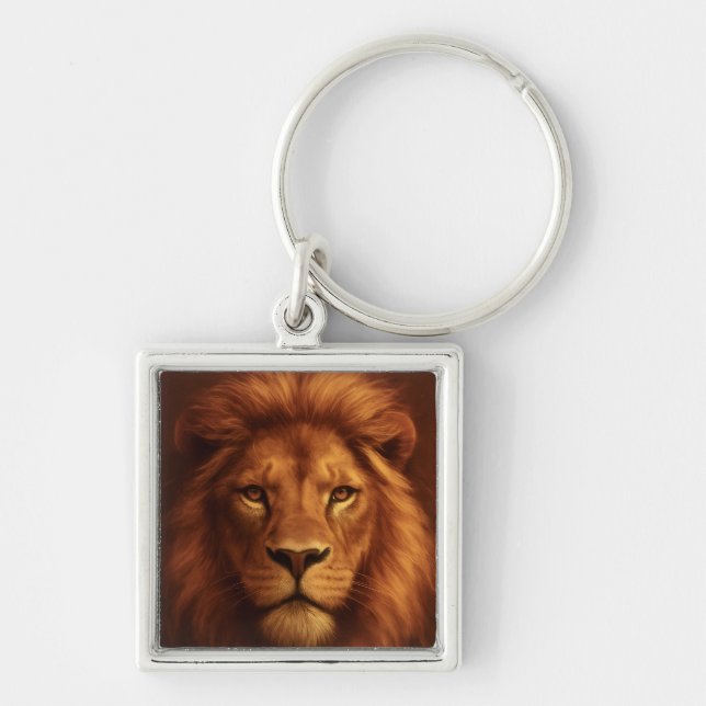 Courage & Faith Lion keychain (Front)