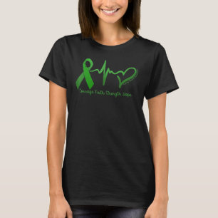 Courage Faith Strength Hope Kidney Disease Awarene T-Shirt