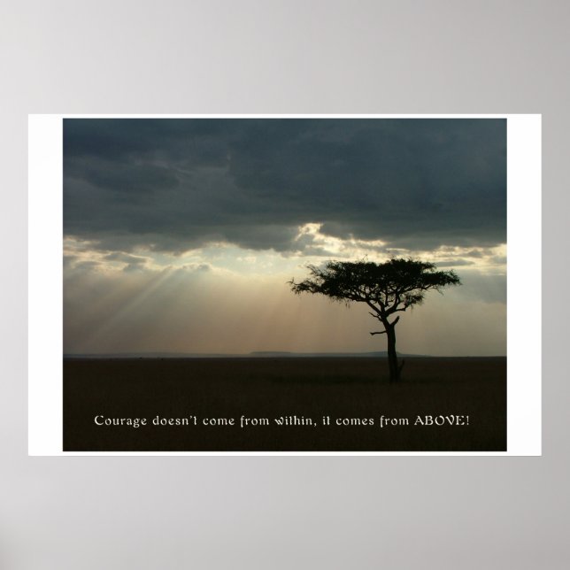 Courage from Above Poster (Front)