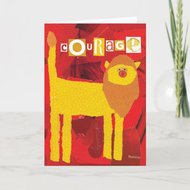 Courage Greeting Card (Front)