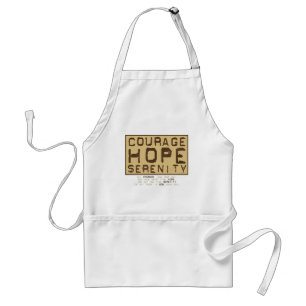 Courage Hope Serenity (1) Standard Apron
