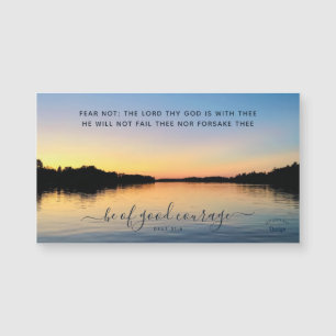 Courage Inspiring Sunset Photography Magnet