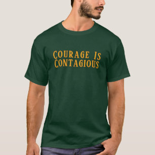 COURAGE IS CONTAGEOUS - Archangel Michael T-Shirt
