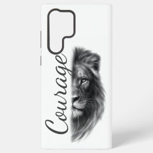 Courage Lion Artistic Minimal- Samsung Galaxy Case