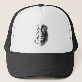 Courage Lion Artistic Minimal- Trucker Hat