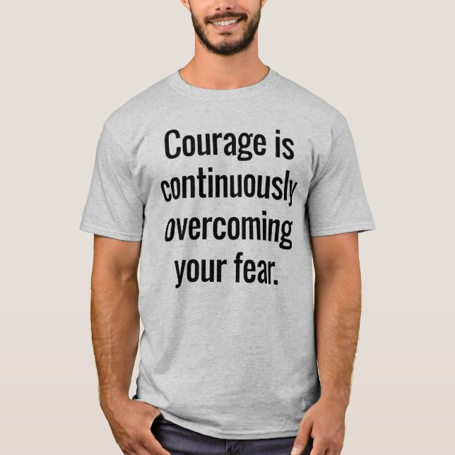 Courage Men's Basic T-Shirt (Front)
