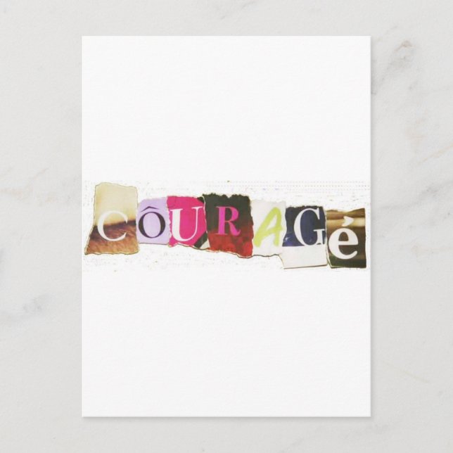 Courage Postcard (Front)