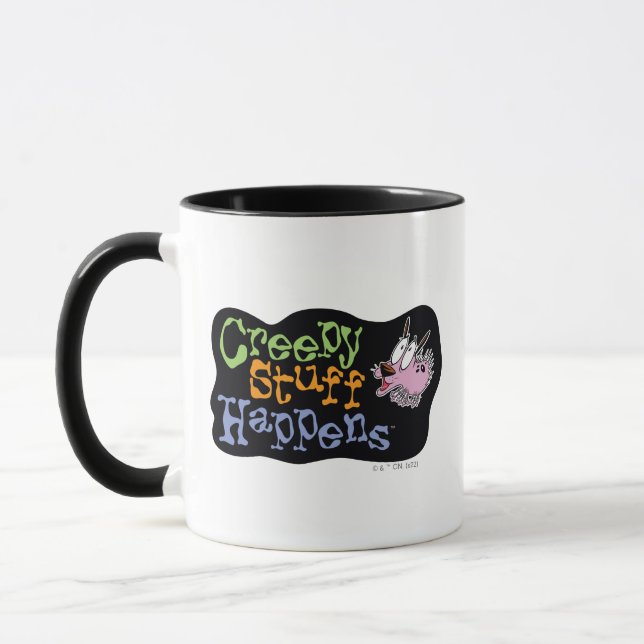 Courage the Cowardly Dog | Creepy Stuff Happens Mug (Left)