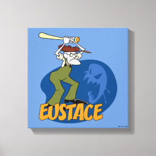 Courage the Cowardly Dog Eustace Graphic Canvas Print