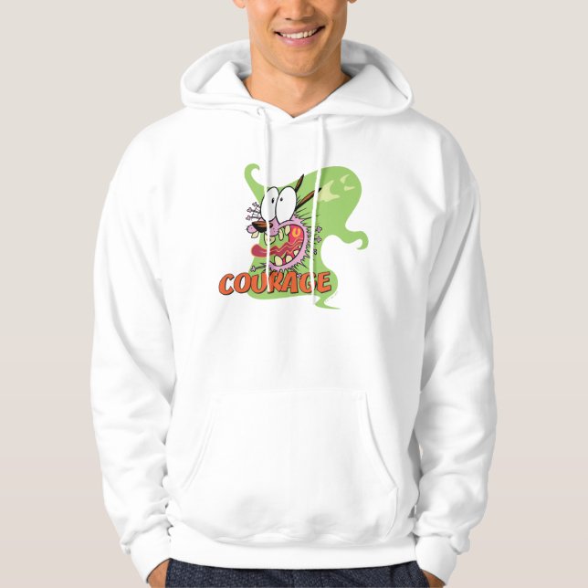 Courage the Cowardly Dog | Ghost Graphic Hoodie (Front)
