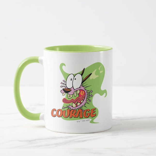 Courage the Cowardly Dog | Ghost Graphic Mug (Left)