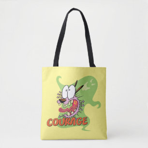 Courage the Cowardly Dog   Ghost Graphic Tote Bag