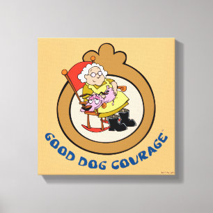 Courage the Cowardly Dog Good Dog Courage Canvas Print