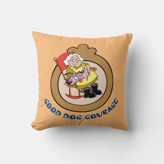 Courage the Cowardly Dog | Good Dog Courage Cushion (Front)