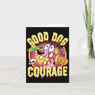 Courage The Cowardly Dog Halloween Good Dog Card