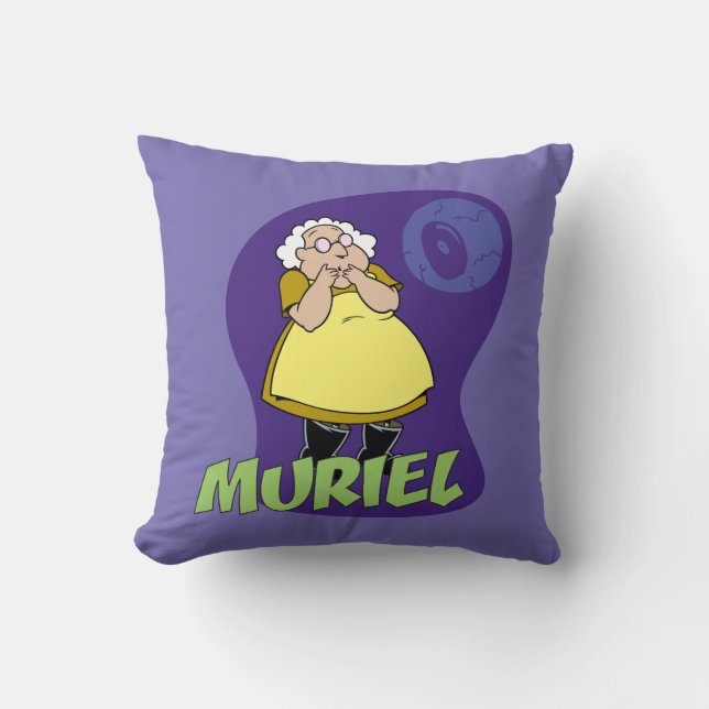 Courage the Cowardly Dog | Muriel Graphic Cushion (Front)