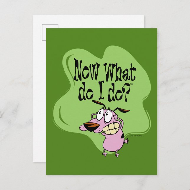 Courage the Cowardly Dog | Now What Do I Do? Postcard (Front/Back)