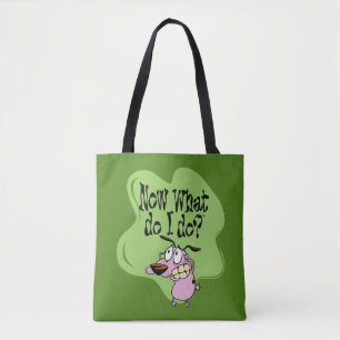 Courage the Cowardly Dog   Now What Do I Do? Tote Bag