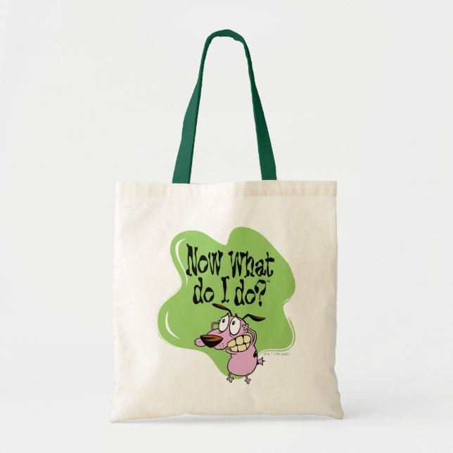 Courage the Cowardly Dog | Now What Do I Do? Tote Bag (Front)