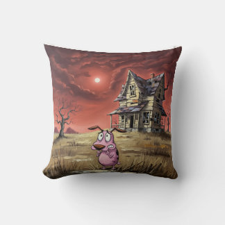 Courage the cowardly dog pillow