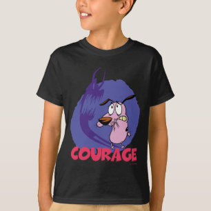 Courage the Cowardly Dog   Shadow Graphic T-Shirt