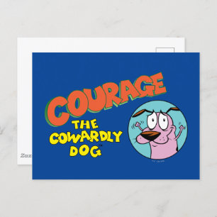 Courage the Cowardly Dog Show Logo Postcard