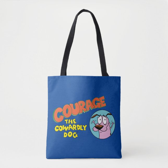 Courage the Cowardly Dog | Show Logo Tote Bag (Front)