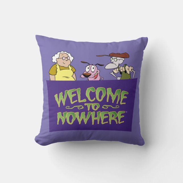 Courage the Cowardly Dog | Welcome To Nowhere Cushion (Front)