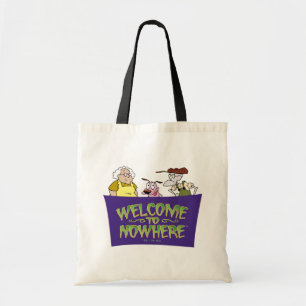 Courage the Cowardly Dog   Welcome To Nowhere Tote Bag