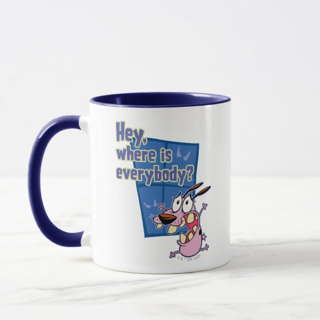 Courage the Cowardly Dog | Where is everybody? Mug (Left)