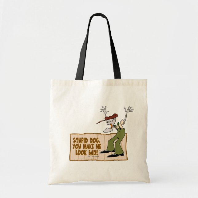 Courage the Cowardly Dog | You Make Me Look Bad! Tote Bag (Front)