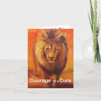 Courage 'til a Cure Note Card
