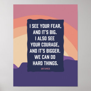 Courage WCDHT 11"x 14" Art Print