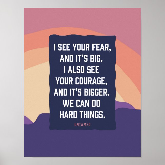 Courage WCDHT 11"x 14" Art Print (Front)