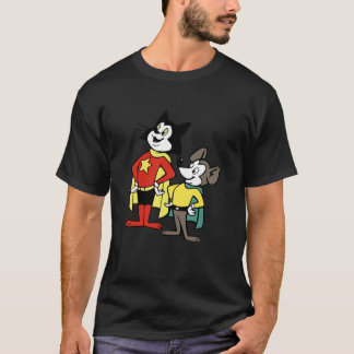 Courageous Cat with Minute Mouse T-Shirt