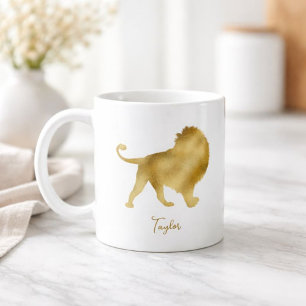 Courageous Lion Coffee Mug