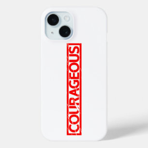 Courageous Stamp iPhone 15 Case