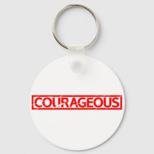 Courageous Stamp Key Ring