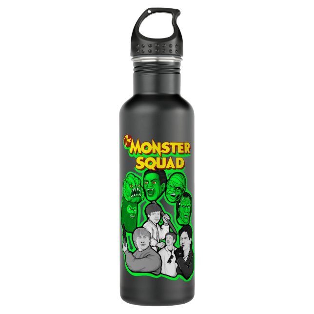 Courageous Yummy Monster Squad Character Collage G 710 Ml Water Bottle (Front)