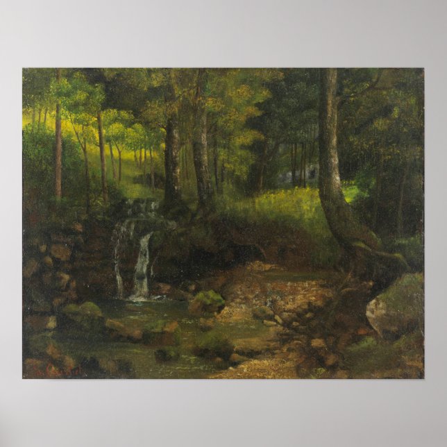 Courbet - Forest Poster (Front)