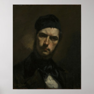 Courbet - Portrait Of H. J. Van Wisselingh Poster