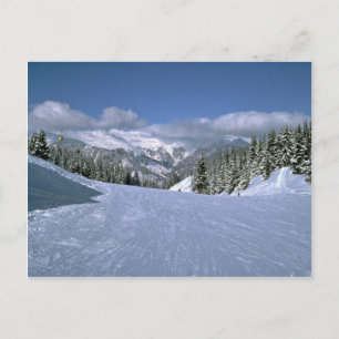 Courchevel, France, home of the Tree Valley ski ar Postcard