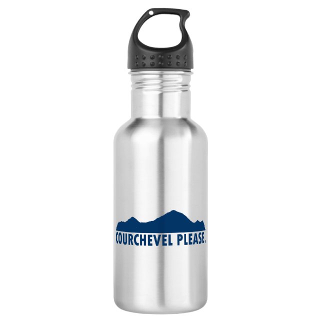 Courchevel France Please 532 Ml Water Bottle (Front)