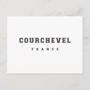 Courchevel France Postcard